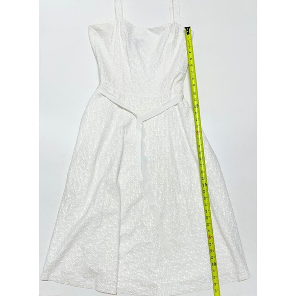 Lauren Ralph Lauren Women's White Floral Dress Party Sundress Summer Size 12 - Picture 1 of 7